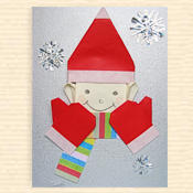 Greeting Card 'New Year Boy 1'