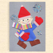 Greeting Card 'New Year Boy 2'