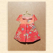 Greeting Card 'Vintage Dress 5'