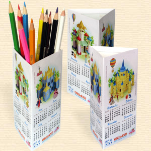 Calendar Box 'Oriland Castles'