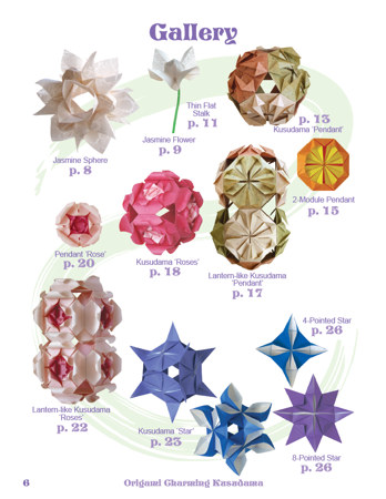 Origami Charming Kusudama Book preview