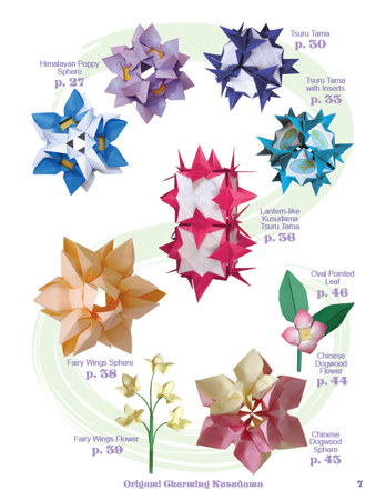 Origami Charming Kusudama Book preview