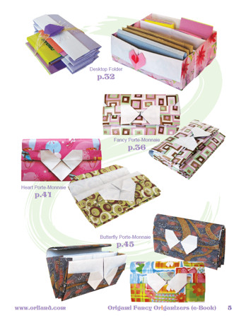 Origami Fancy Origanizers Book preview