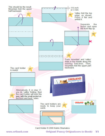 Origami Fancy Origanizers Book preview