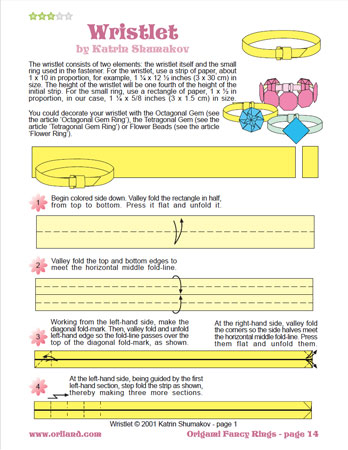 Origami Fancy Rings Book preview