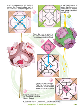 Origami Kusudama Garden Book preview