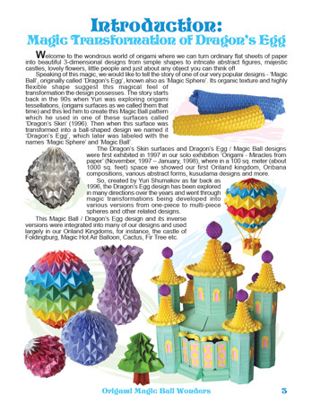 Origami Magic Ball Wonders Book preview