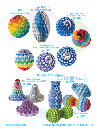 Origami Magic Ball Wonders Book preview