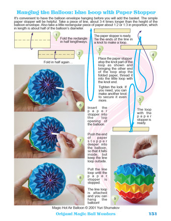 Origami Magic Ball Wonders Book preview