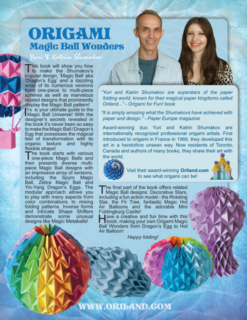 Origami Magic Ball Wonders Book preview