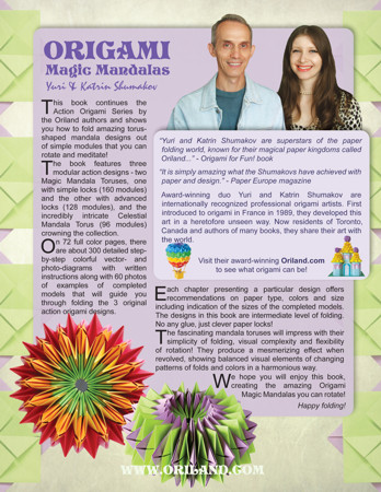 Origami Magic Mandalas Book preview