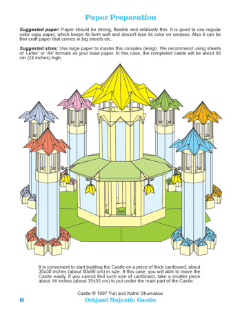 Origami Majestic Castle Book preview