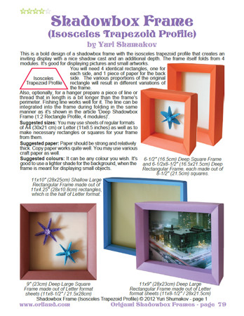 Origami Shadowbox Frames Book preview