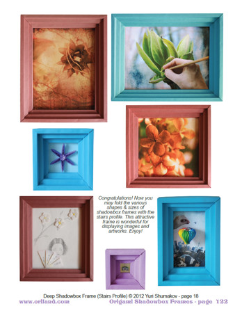 Origami Shadowbox Frames Book preview