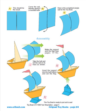 Origami Toy Boats Book preview