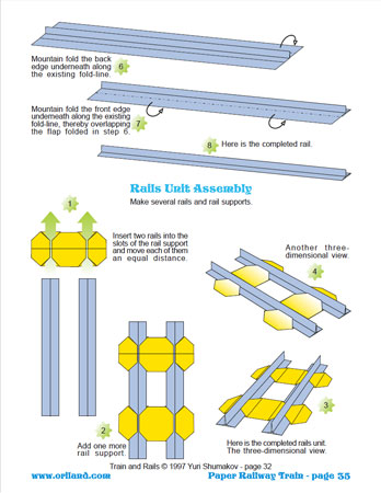 Paper Railway Train Book preview